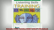 READ book  Listening Skills Training ASTD Trainers Workshop Online Free