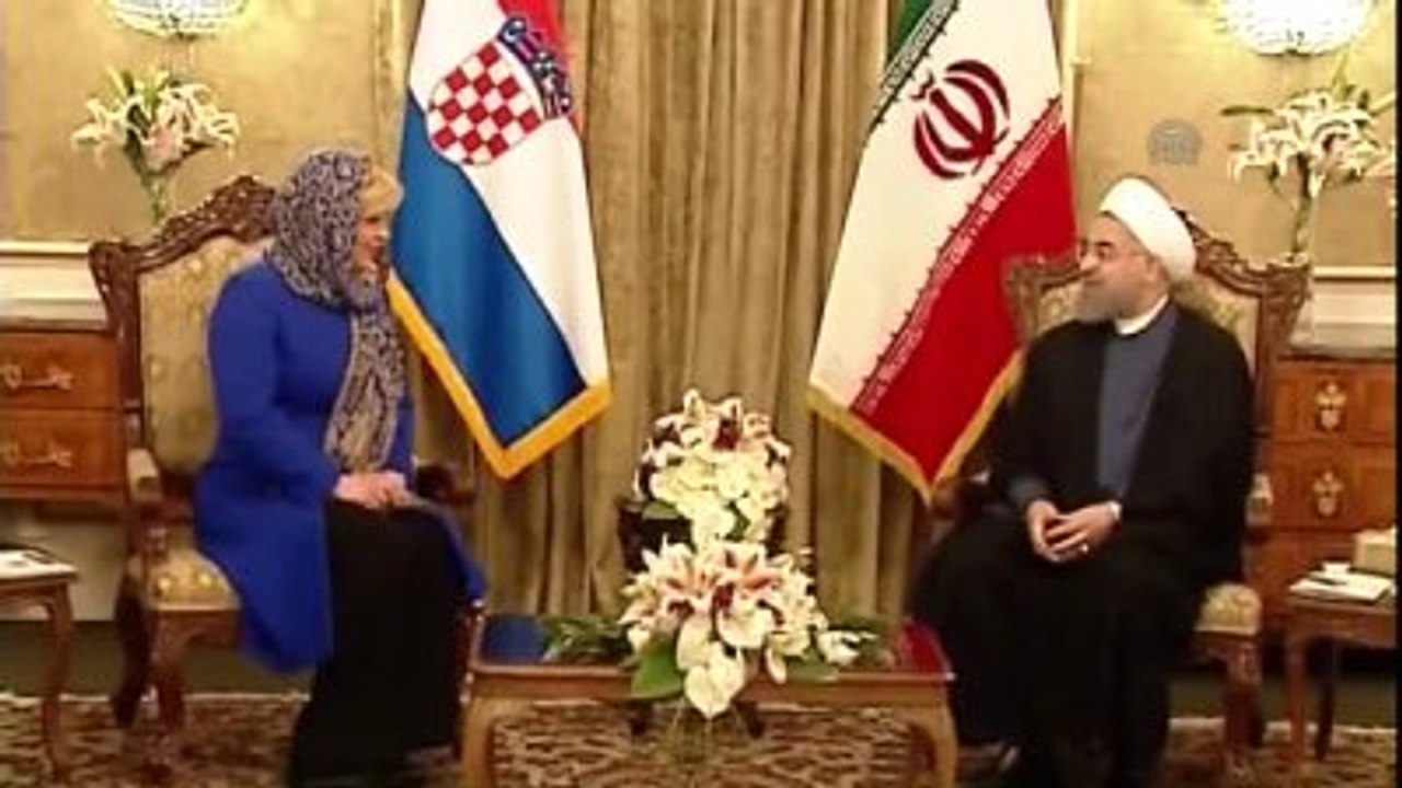 Hırvatistan Cumhurbaşkanı Kolinda Grabar-Kitaroviç, İran'da