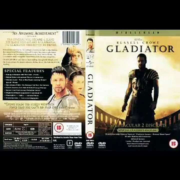 Opening To Gladiator UK DVD (2001)