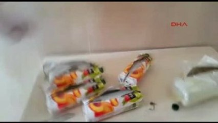 Diyarbakır Trendeki Meyve Suyu Kutusunda 3 Kilo 710 Gram Esrar Ele Geçti