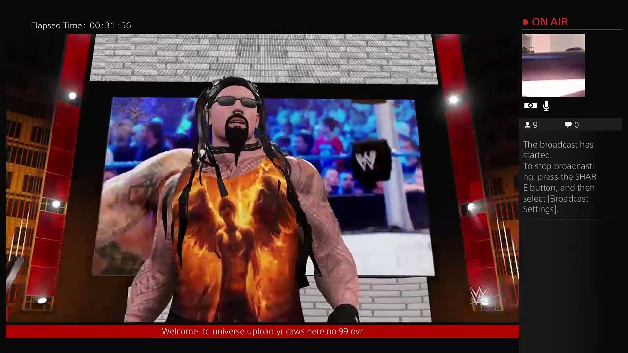 Wwe 2k 16 universe upload yr caws No 99 ovr wats yr hash tag (10)