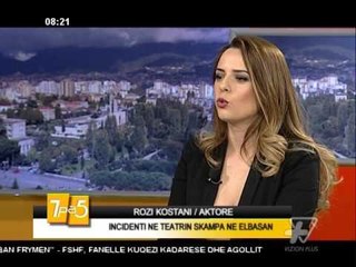 7pa5 - Incidenti ne teatrin Skampa ne Elbasan - 18 Maj 2016 - Show - Vizion Plus