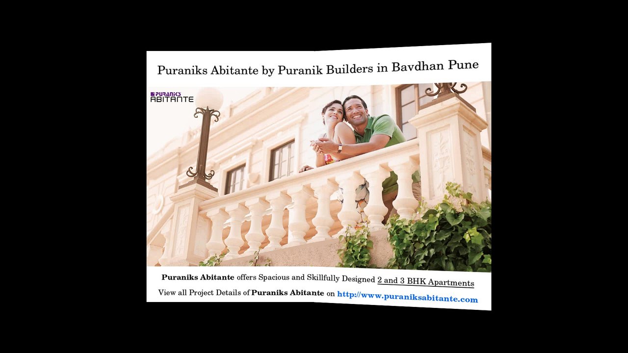 Residential Projects at Puraniks Abitante in Bavdhan Pune for Sale