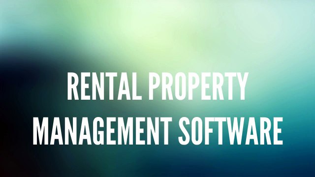 Rental Property Management Software