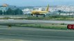 DHL Boeing 752 taking off  rwy 26 at Ben Gurion airport-Israel