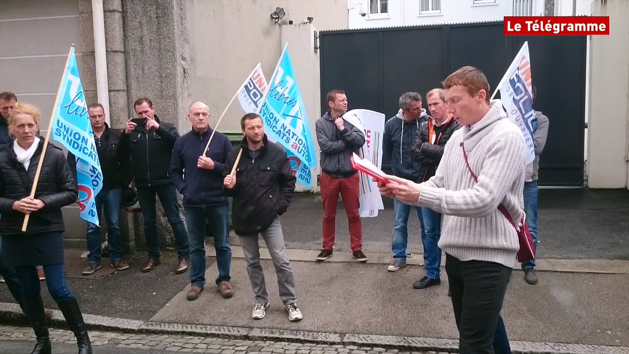 Quimper. Une cinquantaine de policiers rassemblés