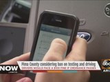 Pima County supervisors consider texting and driving ban