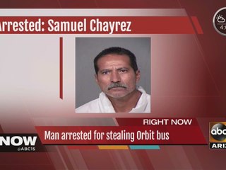 Suspect identified in Tempe stolen Orbit bus