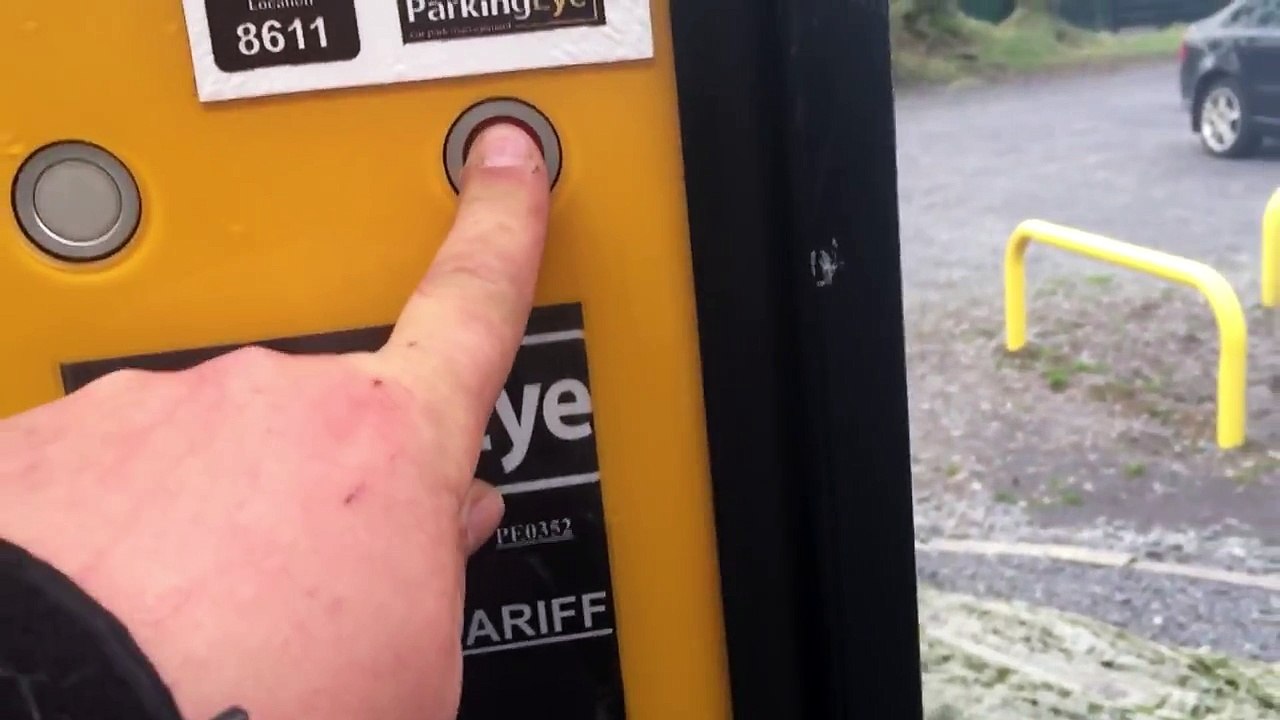 Parking eye you ante getting a round coin