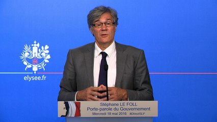 Point de presse de Stéphane Le Foll, le 18 mai 2016