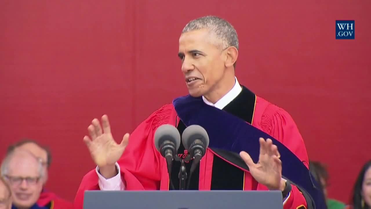 President Obama Mocks Donald Trump At Rutgers University