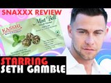 SETH GAMBLE tries Kasshi Mint Balls - SNAXXX