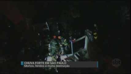São Paulo registra mortos, feridos e destruição após temporal