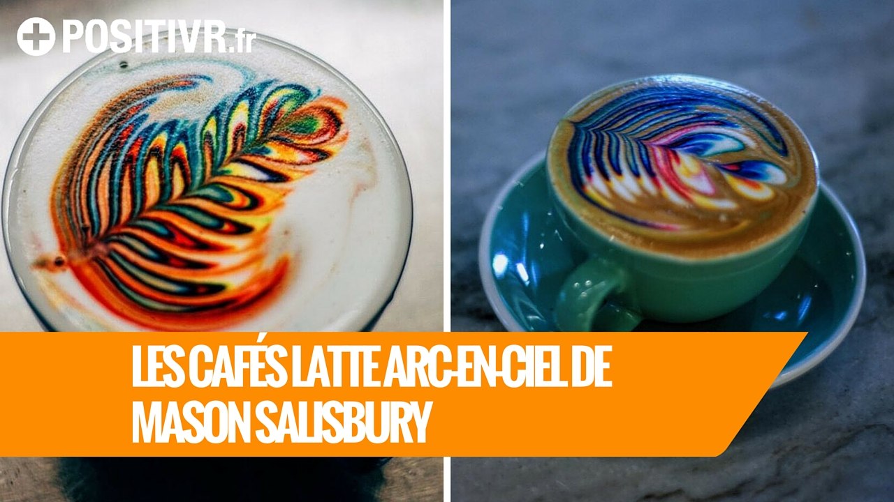 Les cafés latte arc-en-ciel de Mason Salisbury