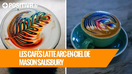 Les cafés latte arc-en-ciel de Mason Salisbury