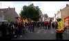 Manifestation des cheminots à Périgueux