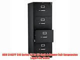HON 514CPP 510 Series 52 by 25-Inch 4-Drawer Full-Suspension Legal File Black