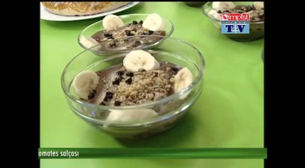 BADEMLİ MUZLU KAKOLU PUDİNG