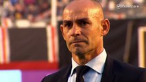 Paco Jémez Coach of Rayo Vallecano crying after relegation of his team