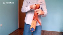 How to tie a tie in under ten seconds