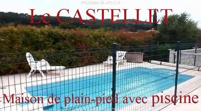 Vente Maison T6 Plain-pied de 115 m2 avec piscine LE CASTELLET