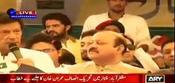 Watch Imran Khan Blasting On Nawaz Sharif And Maulana Fazal Ur Rehman