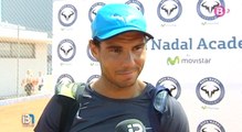 Rafael Nadal Practice & Interview in Manacor. 18 May 2016 (in Catalan)
