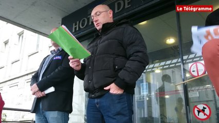 Brest. Les policiers manifestent