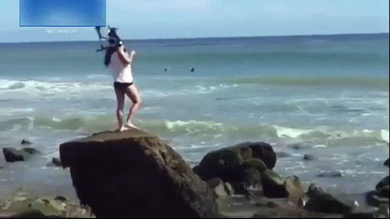 Fotoğraf Çekiminde Mankene Çarpan Drone