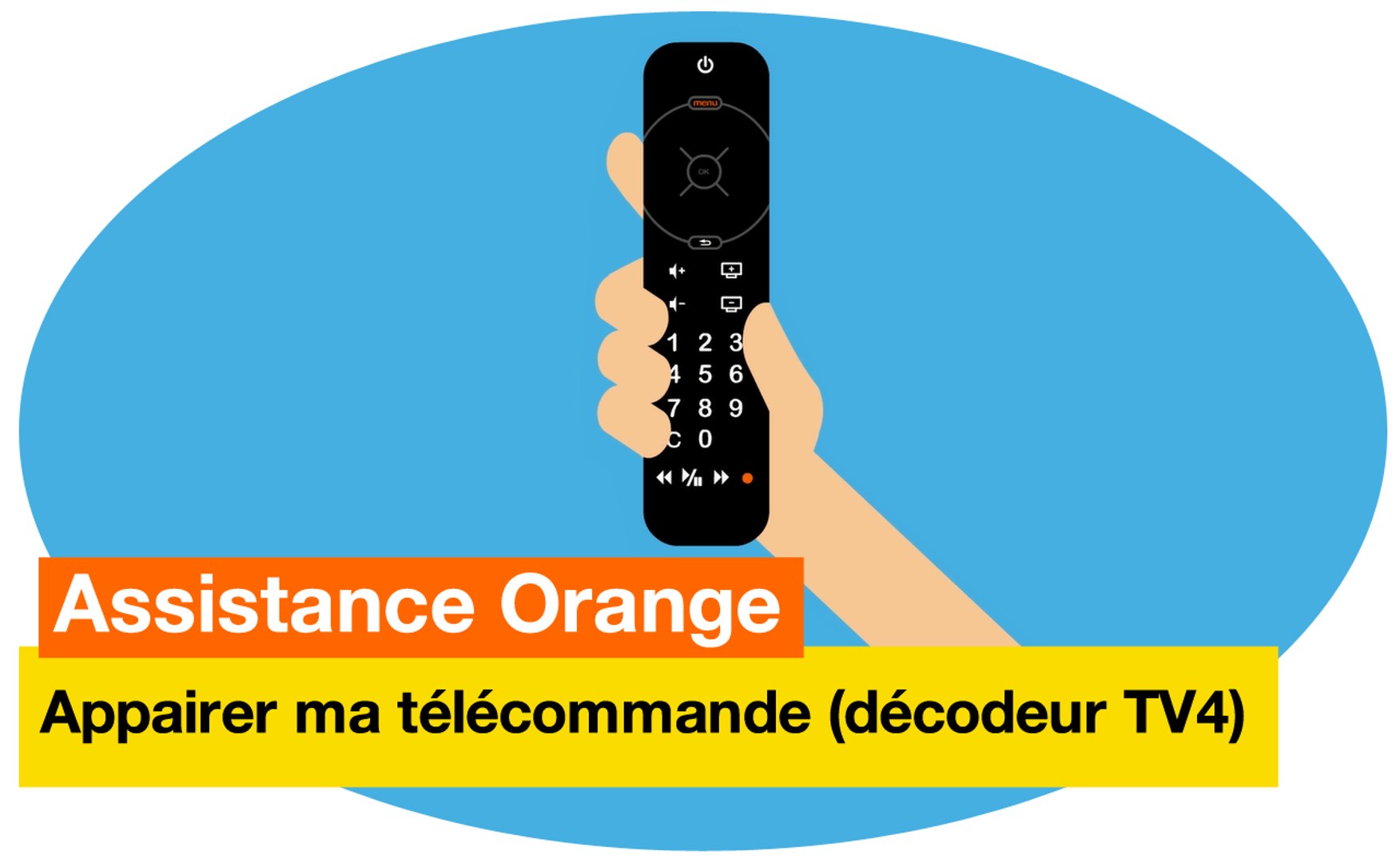 Telecommande Orange, Télécommande de remplacement pour ORANGE ORANG