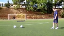 Lionel Messi impossible goals at training