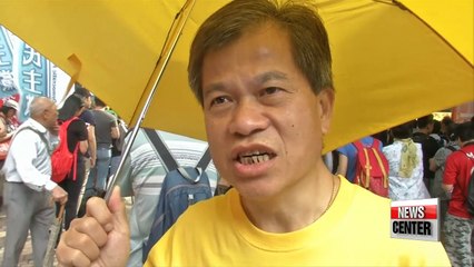 Protests in Hong Kong as top-ranked Chinese official visits