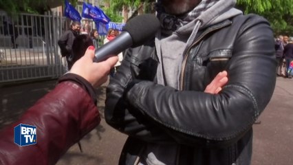 Un policier raconte: "Il m'a allumé avec un lance-pierre avec un énorme boulon que j'ai pris dans le genou"