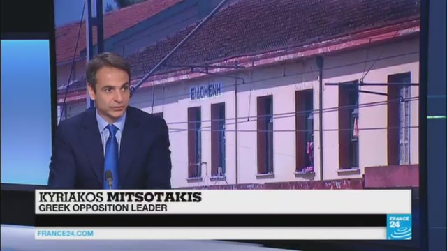 France 24 Exclusive interview with Kyriakos Mitsotakis, Greek opposition leader.