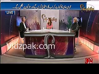 Farrukh Saleem praises Imran Khan's speech & criticizes Khawaja Asif's speech