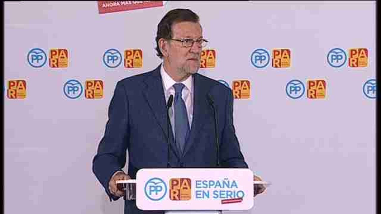 Rajoy: "No estamos para dar saltos en el vacío ni de jugar a la ruleta rusa"