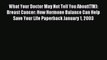 Read What Your Doctor May Not Tell You About(TM): Breast Cancer: How Hormone Balance Can Help