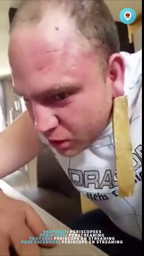 Un abruti se fait clouer l'oreille sur periscope pour des vues