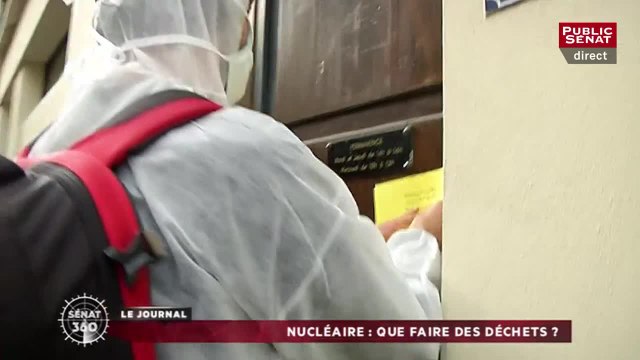 Déchets nucléaires: l'action des militants de Bure-stop à Paris