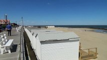 ALLENHURST BEACH - SURFERS, BOATS AND WAVES - NJ New Jersey Shore Beach Life (May 2016)