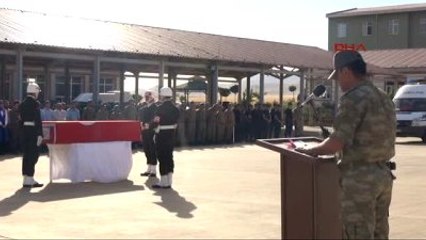 Mardin'de Şehit Astsubay Anıl Gül İçin Tören Düzenlendi