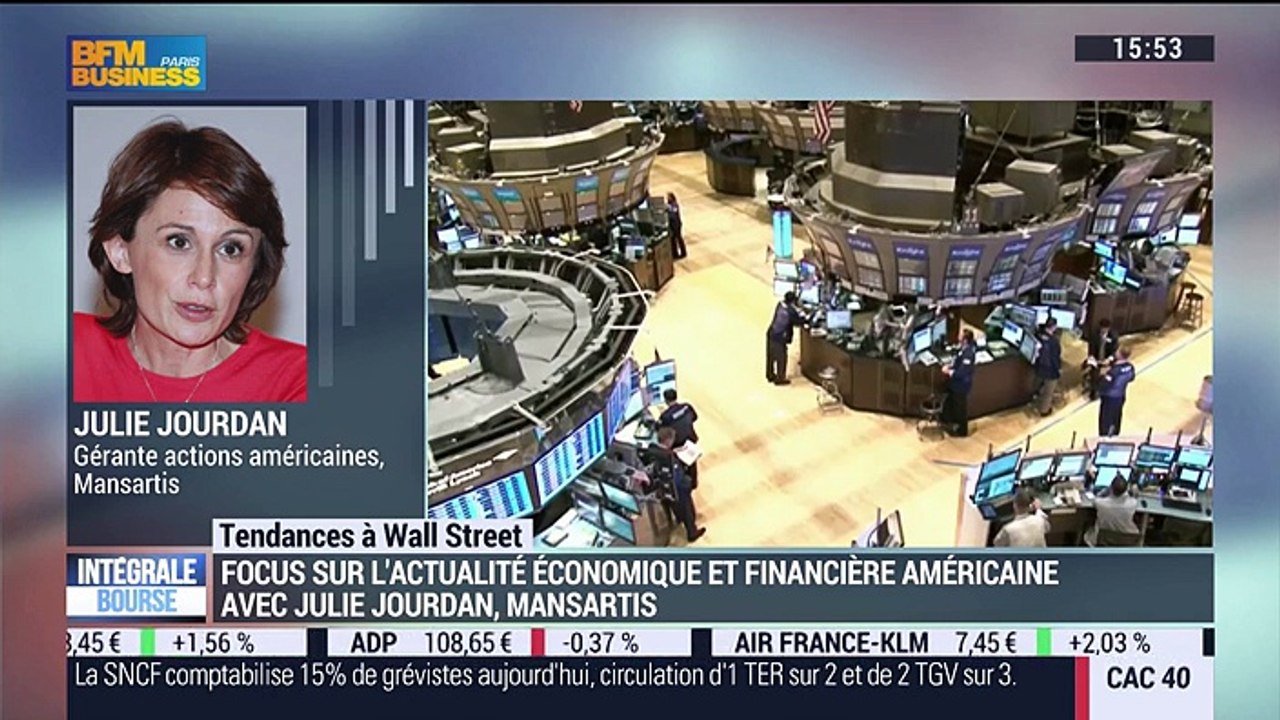 Les tendances à Wall Street: "On se retrouve face au mur avec le Brexit, la dette chinoise et les élections américaines", Julie Jourdan - 18/05