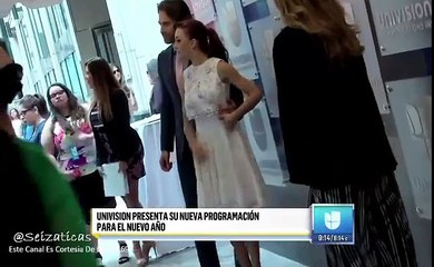 Sebastian Rulli y Angelique Boyer en el univisionupfront