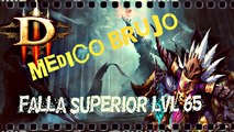 Diablo 3 Reaper of Souls,Temp 6 / 2.4.1 - Medico Brujo build Colmillo Infernal Falla lvl 65