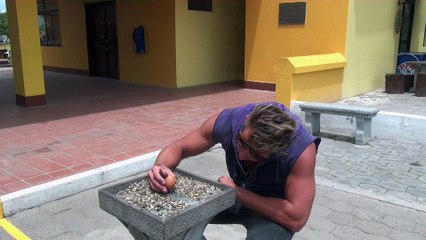 Balancing an egg on the equator