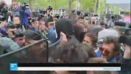 فرنسا: الشرطة تتظاهر ضد "الكراهية" الموجهوة ضدهم