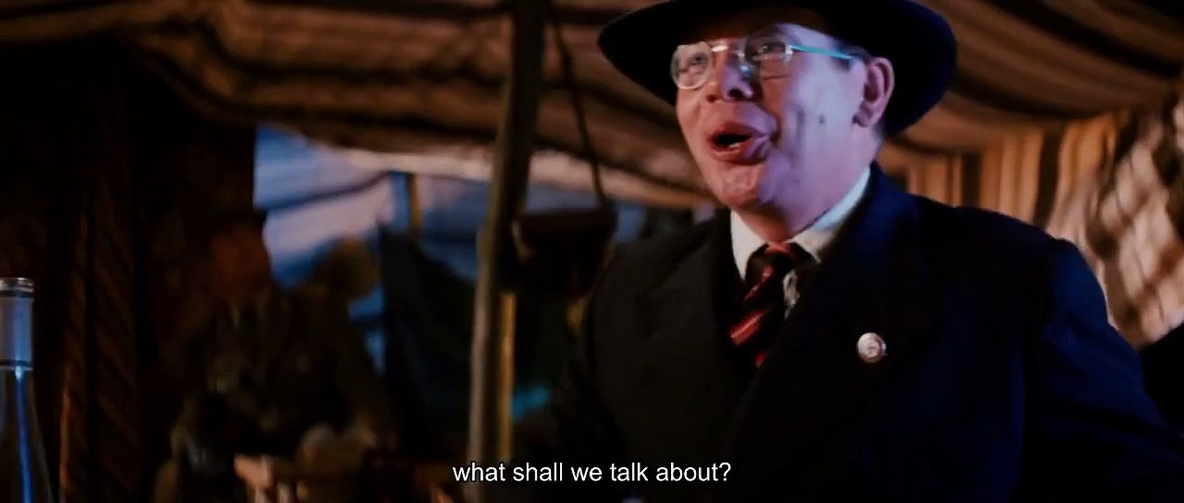 "What shall we talk about" - Raiders of the Lost Ark