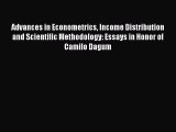 Read Advances in Econometrics Income Distribution and Scientific Methodology: Essays in Honor