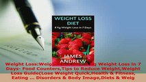 PDF  Weight LossWeight Loss Diet8 Kg Weight Loss in 7 Days Food CountersTips to Reduce PDF Book Free