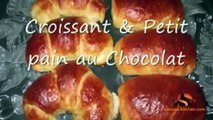 Recette Ramadan 2016 , Croissant et Petits pains au chocolat Homemade Croissant
